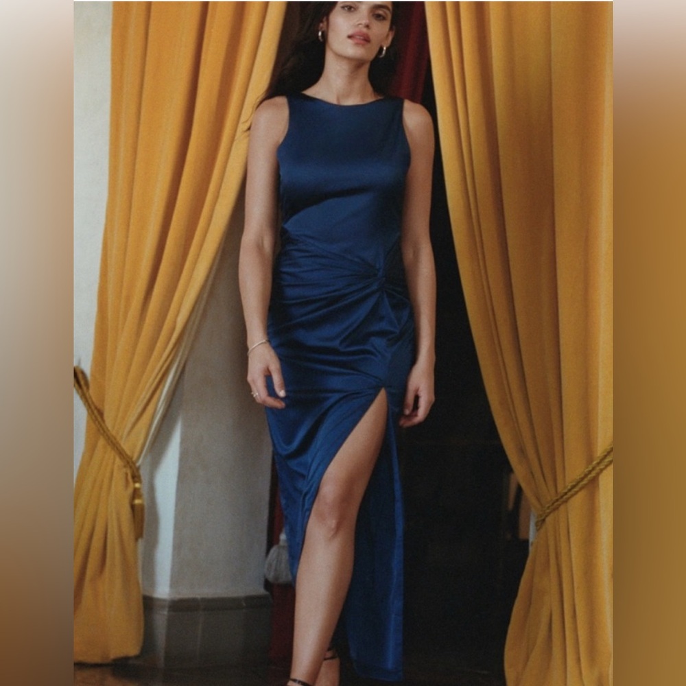 Abercrombie & Fitch Navy Maxi Dress